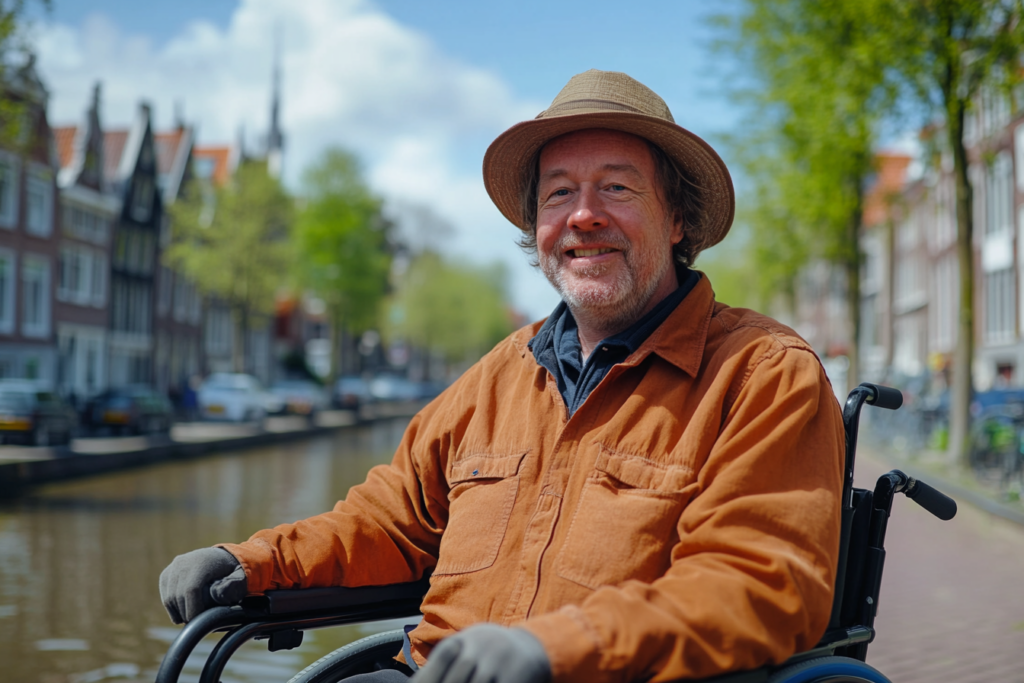 Man met hoed