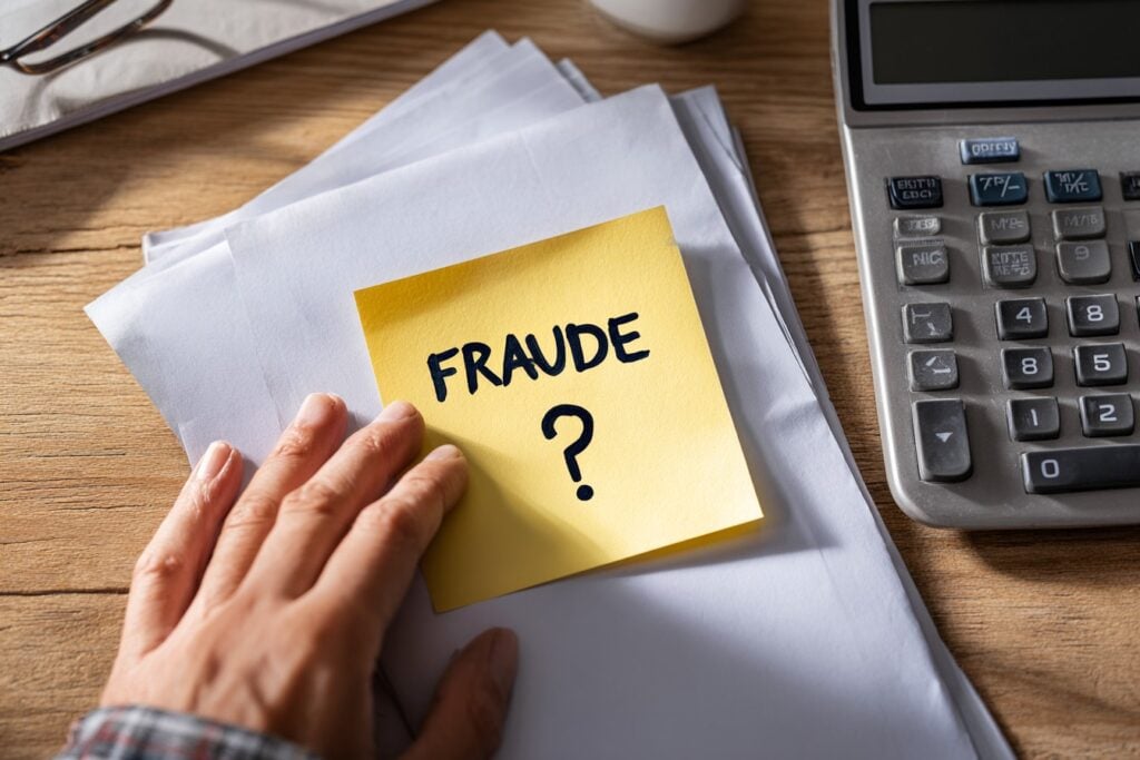 fraudeonderzoek, man doet onderzoek naar fraude